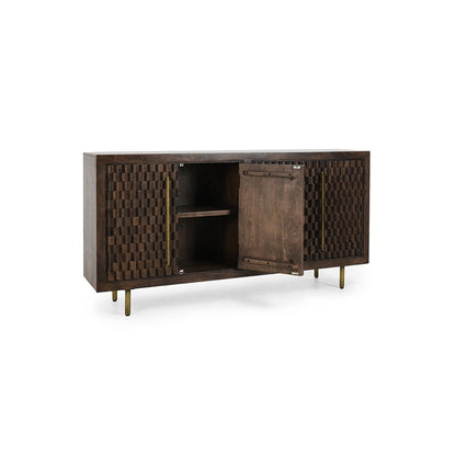 Norwood 4Dr Buffet - Bark Brown