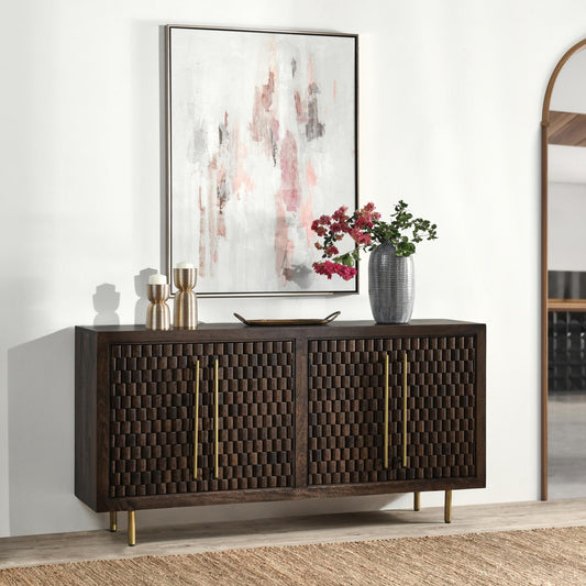 Norwood 4Dr Buffet - Bark Brown