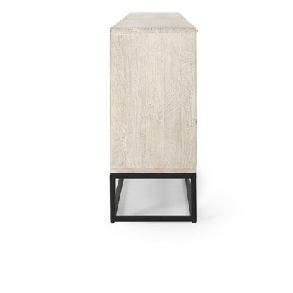 Flint 6Dr Cabinet - Coastal White