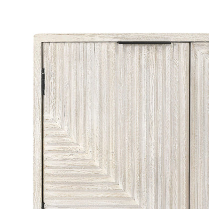 Flint 6Dr Cabinet - Coastal White
