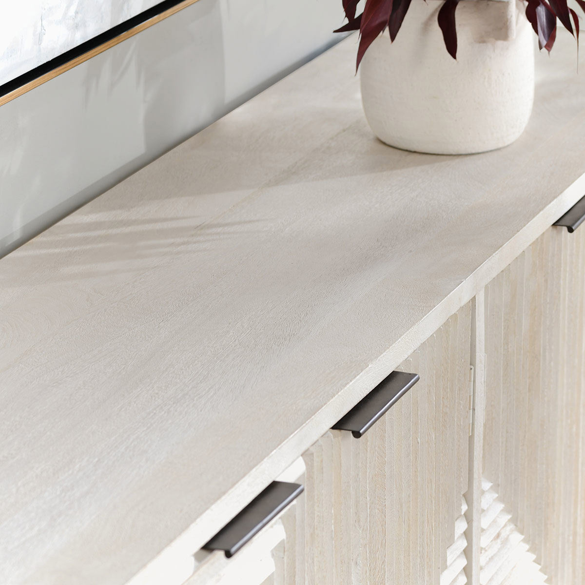 Flint 6Dr Cabinet - Coastal White