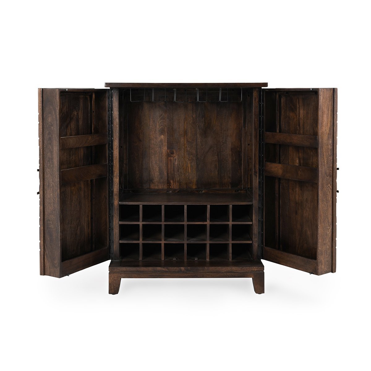 Vivienne Bar Cabinet - Bark Brown
