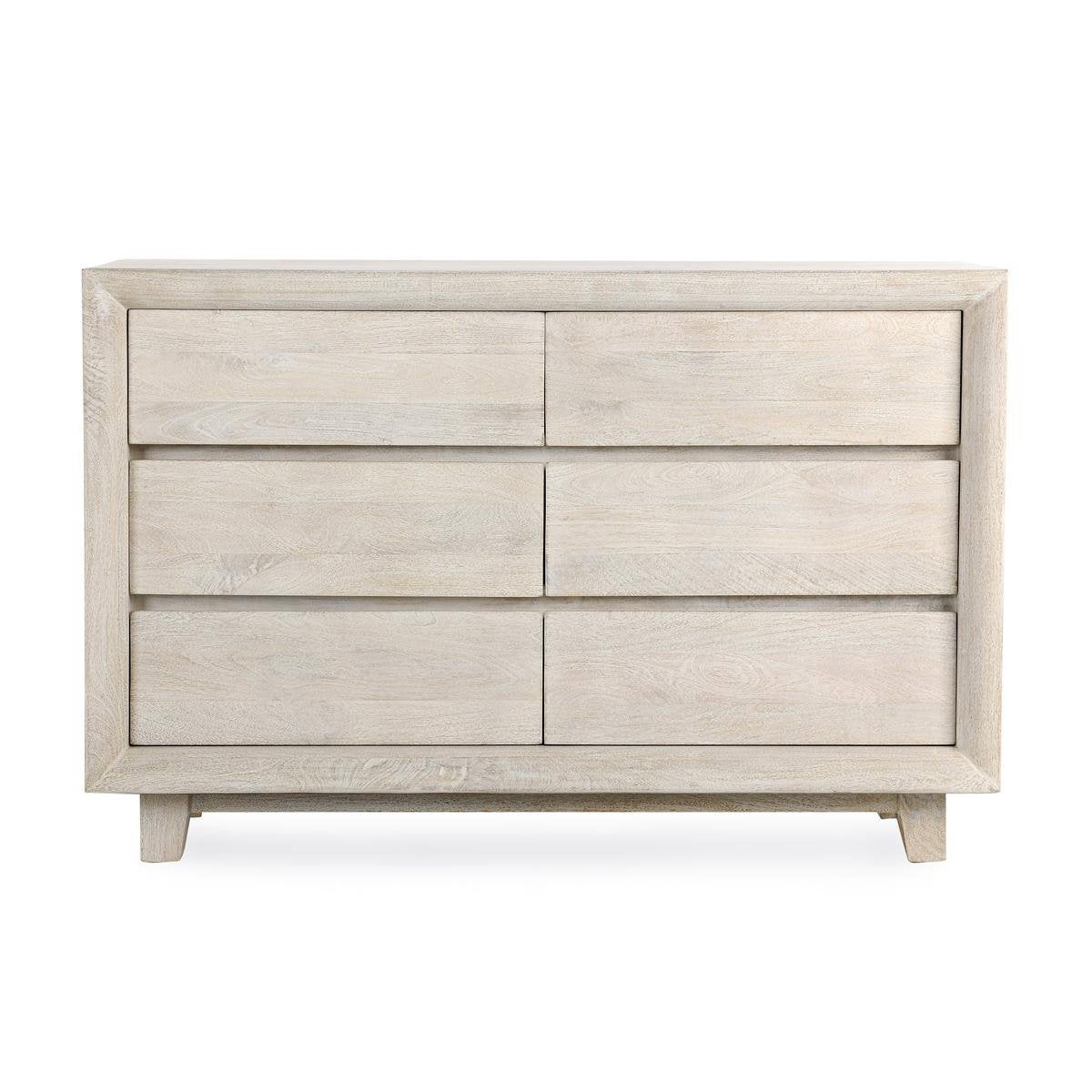 Reece 6Dwr Dresser - Seashell White