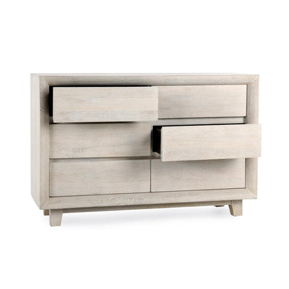 Reece 6Dwr Dresser - Seashell White