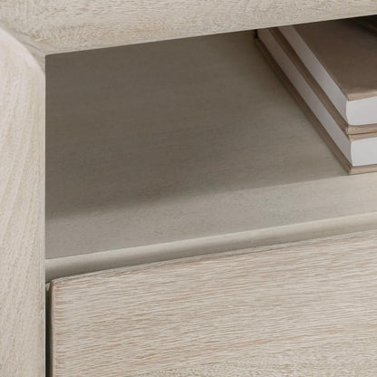 Reece 2Dwr Nightstand - Seashell White