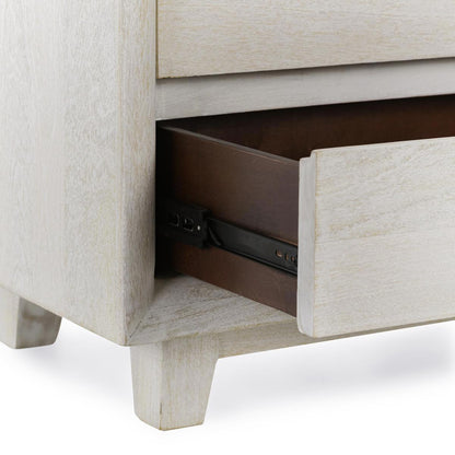 Reece 2Dwr Nightstand - Seashell White