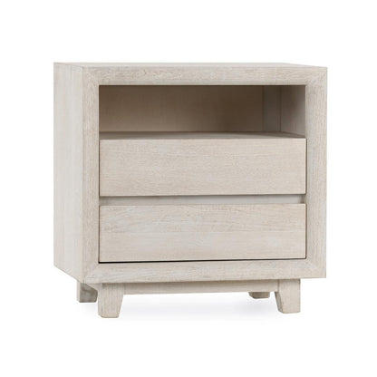 Reece 2Dwr Nightstand - Seashell White
