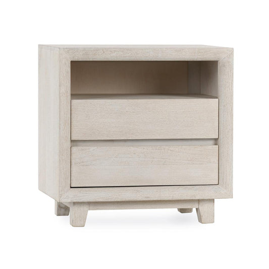 Reece 2Dwr Nightstand - Seashell White
