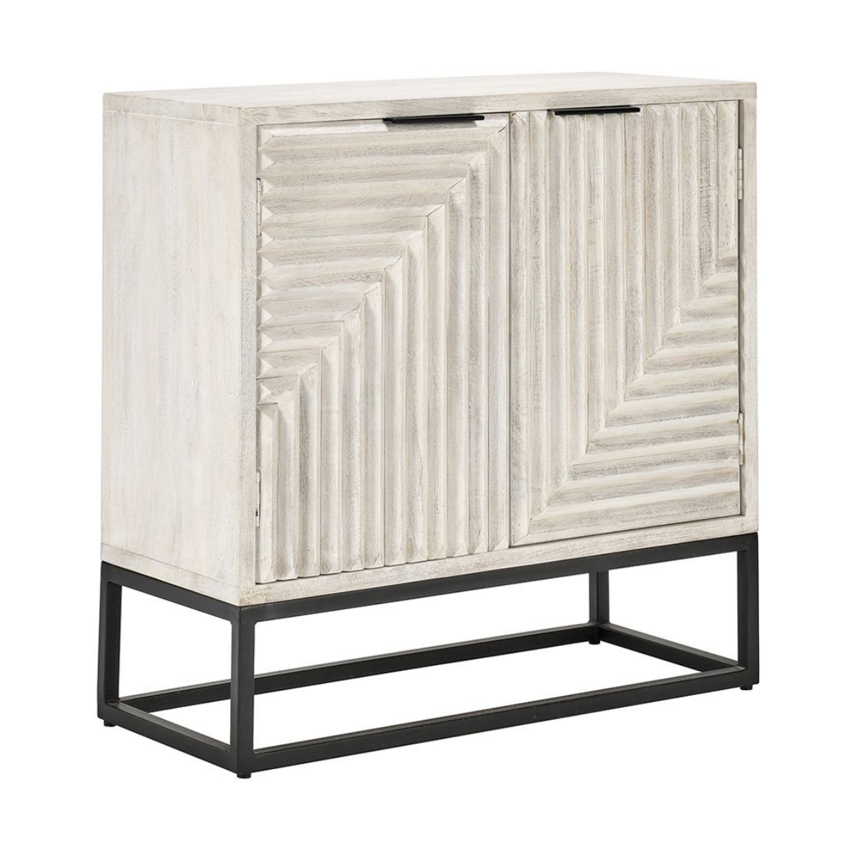 Flint 2Dr Cabinet - Coastal White