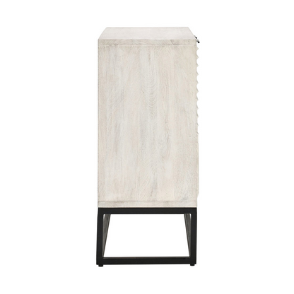 Flint 2Dr Cabinet - Coastal White