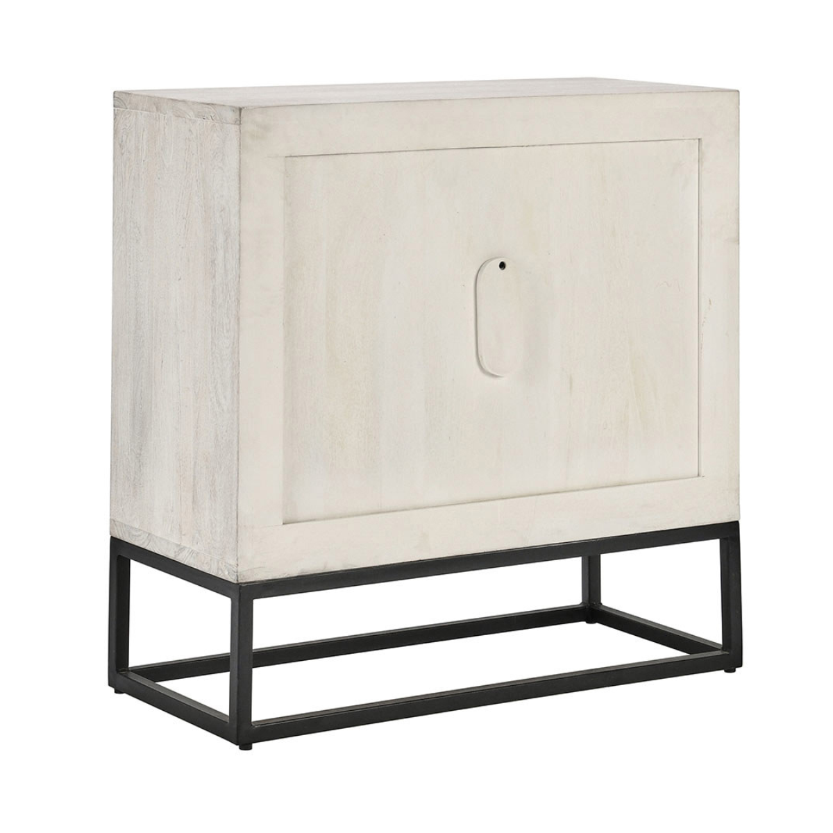 Flint 2Dr Cabinet - Coastal White
