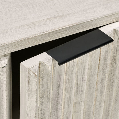 Flint 2Dr Cabinet - Coastal White