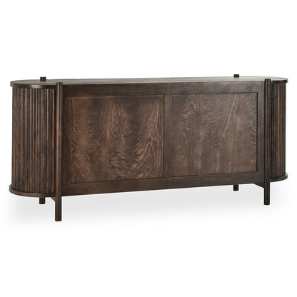 Redford 2Dr 3Dwr Cabinet - Bark Brown