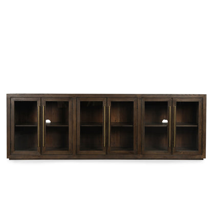 Bradley 6Dr Cabinet - Landmark Brown