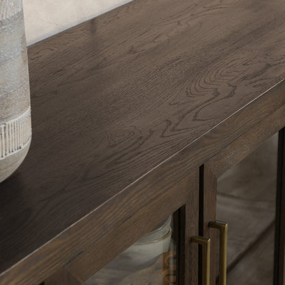Bradley 6Dr Cabinet - Landmark Brown