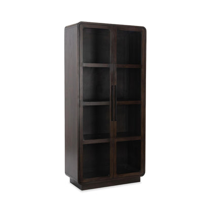Rogers Tall Cabinet - Dark Brown