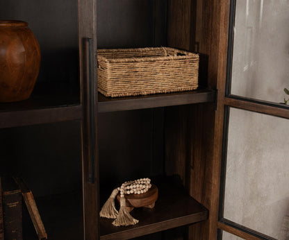 Rogers Tall Cabinet - Dark Brown
