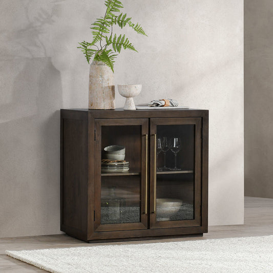 Bradley 2Dr Cabinet - Landmark Brown