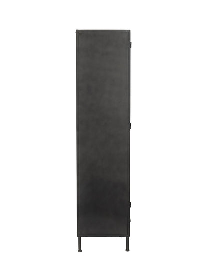 Nore Metal/Glass 2Dr 2Dwr Tall Cabinet