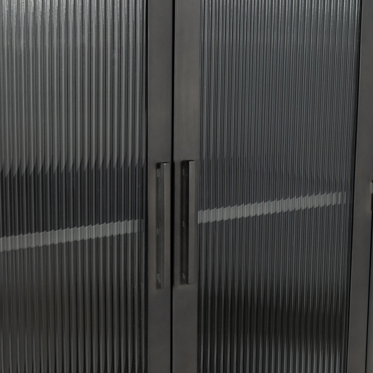Nore Metal/Glass 2Dr 2Dwr Tall Cabinet