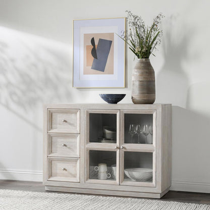Isha 3 Dwr 2 Dr Cabinet - Creamwood