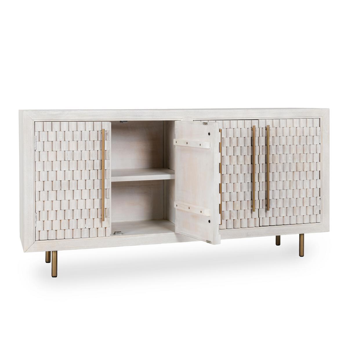 Norwood 4Dr Buffet - Coastal White