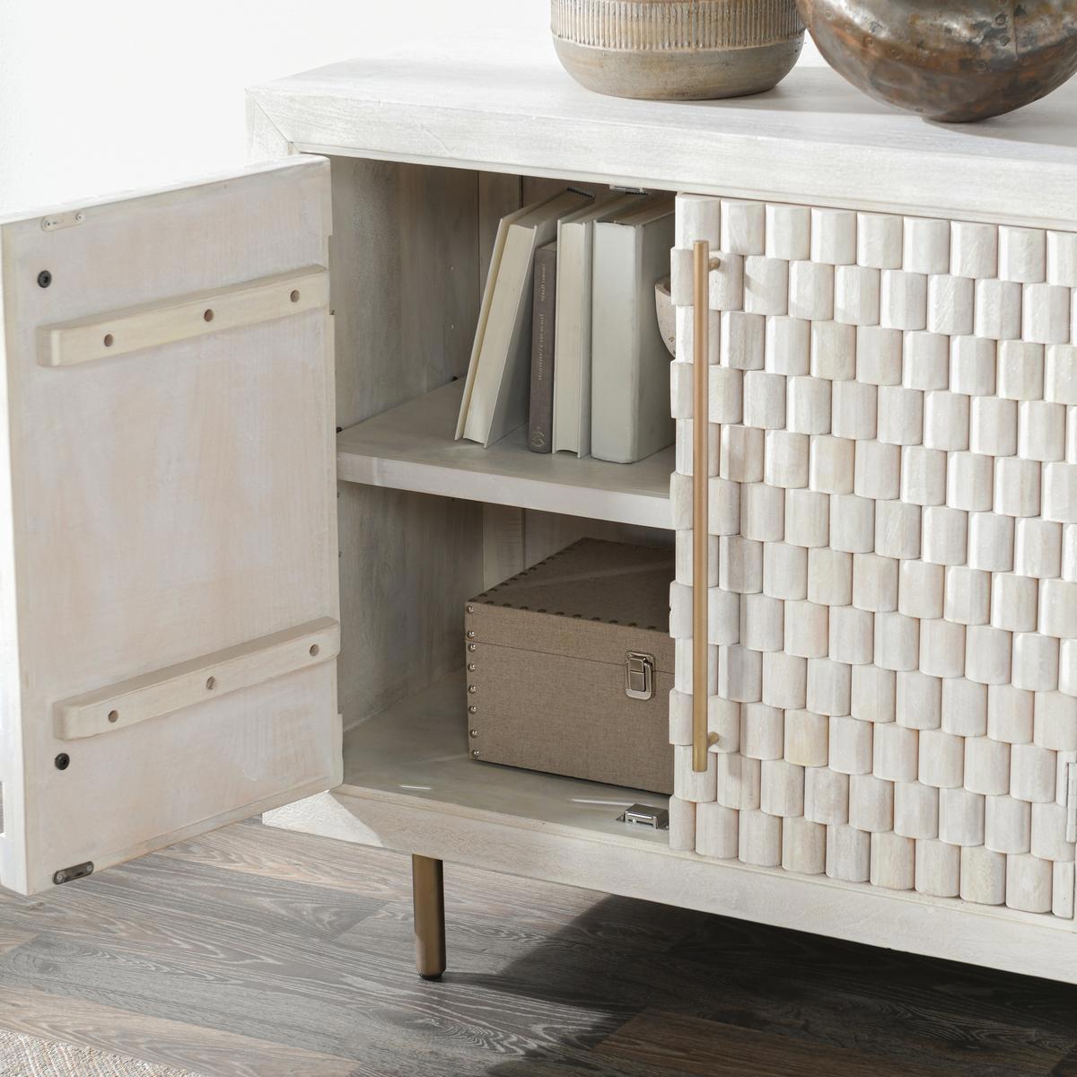 Norwood 4Dr Buffet - Coastal White