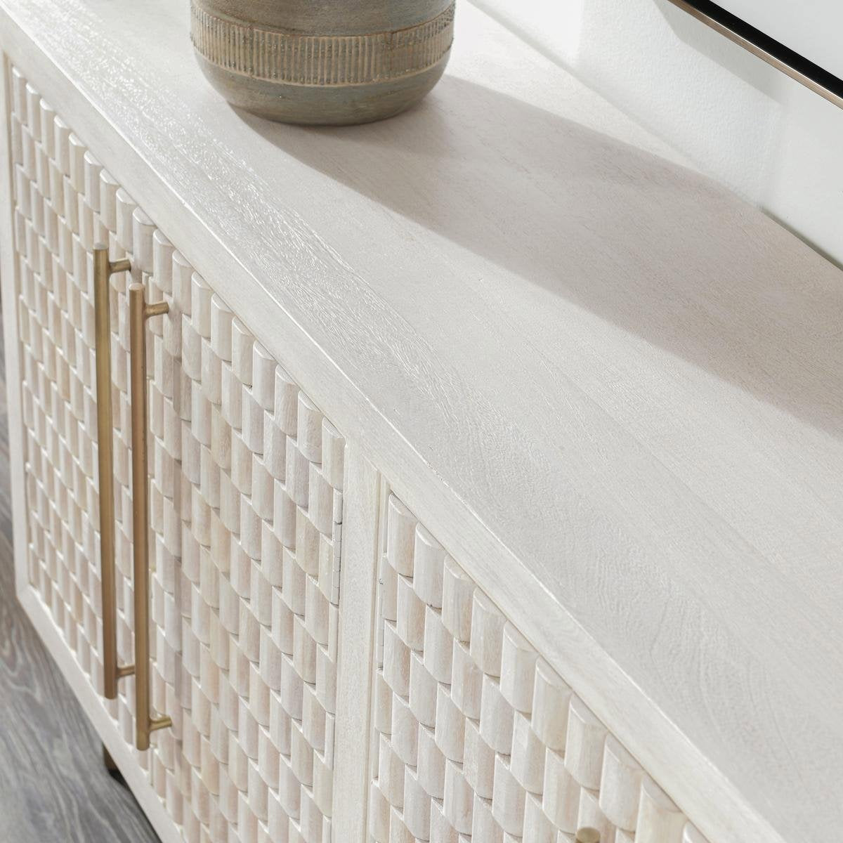 Norwood 4Dr Buffet - Coastal White