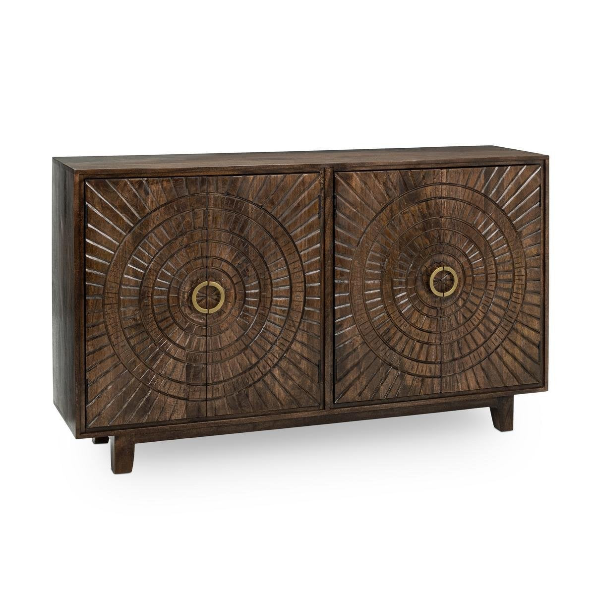 Vivienne 4Dr Cabinet - Bark Brown