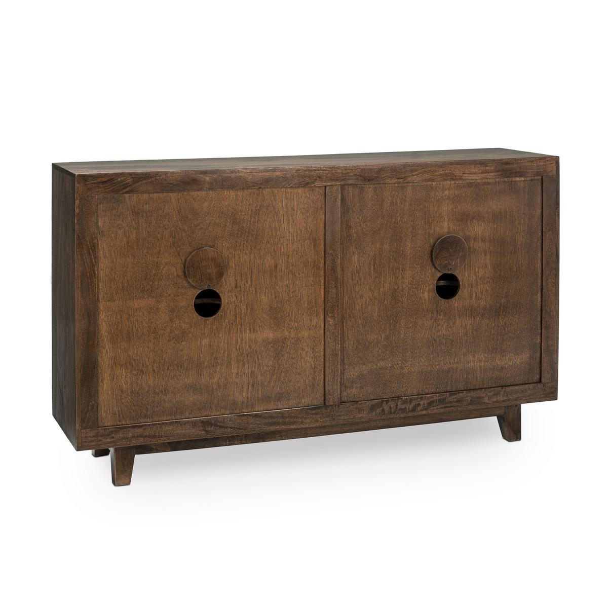 Vivienne 4Dr Cabinet - Bark Brown