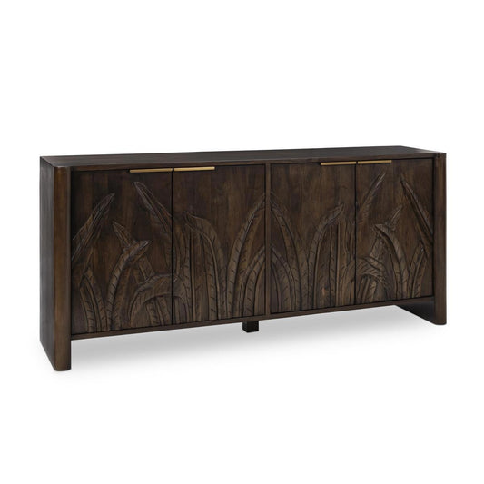 Ledro 4Dr Cabinet - Dark Brown