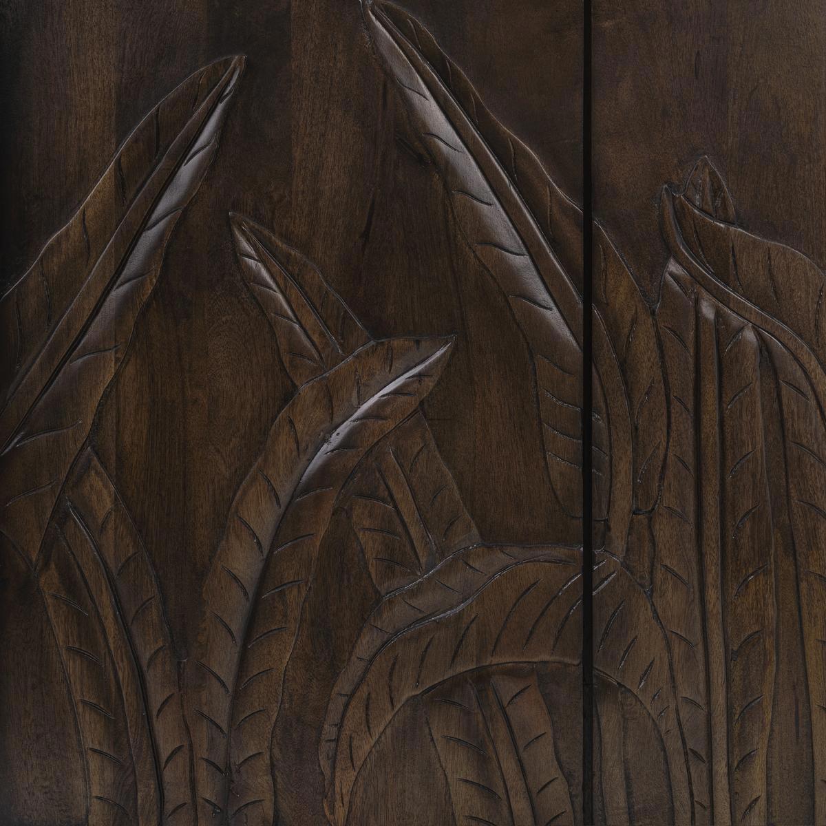 Ledro 4Dr Cabinet - Dark Brown