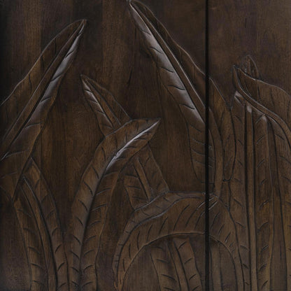 Ledro 4Dr Cabinet - Dark Brown