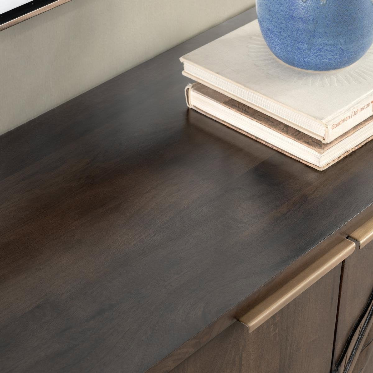 Ledro 4Dr Cabinet - Dark Brown