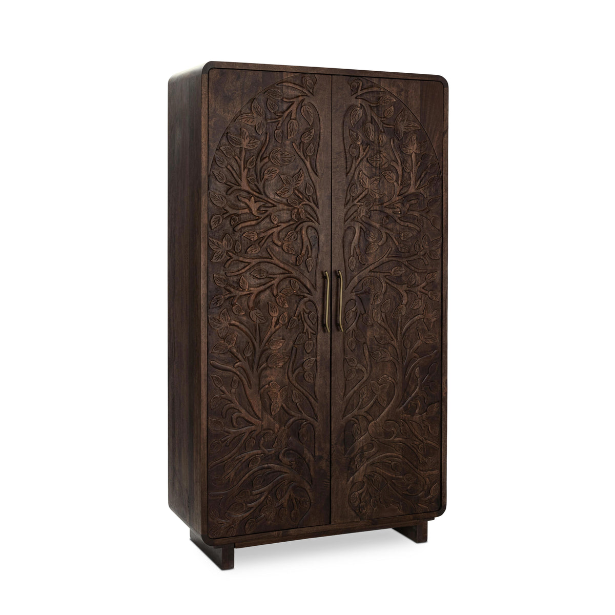 Albero Tall Cabinet - Kona Brown