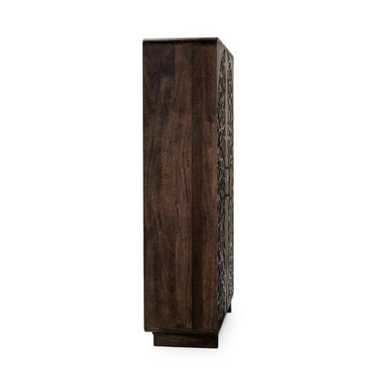Albero Tall Cabinet - Kona Brown
