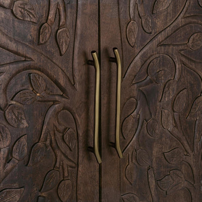 Albero Tall Cabinet - Kona Brown