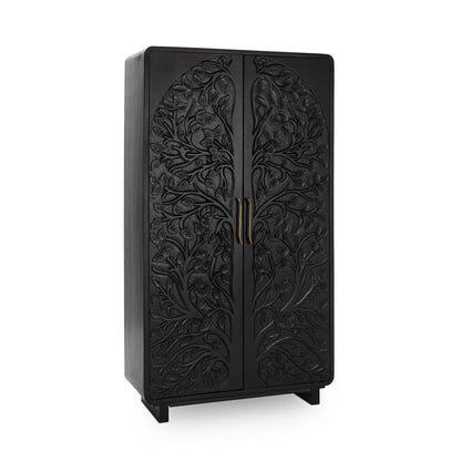 Albero Tall Cabinet - Black