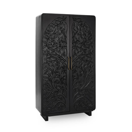 Albero Tall Cabinet - Black