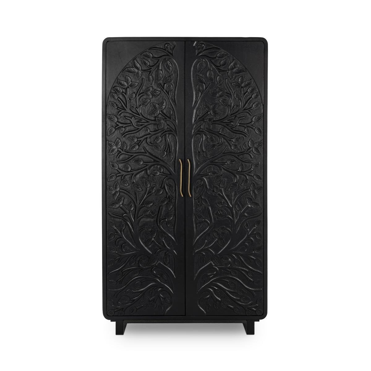 Albero Tall Cabinet - Black