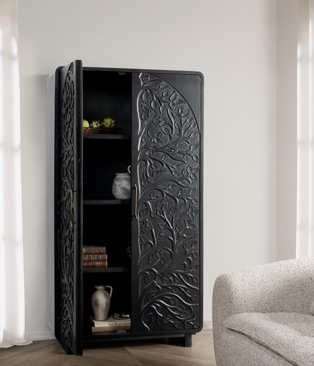 Albero Tall Cabinet - Black
