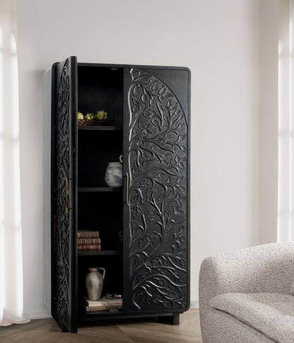 Albero Tall Cabinet - Black