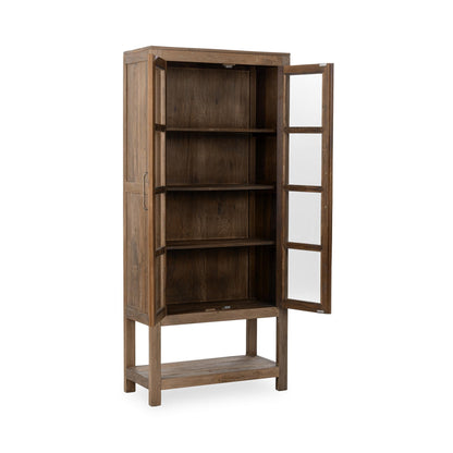 Kharga Reclaimed Wood Tall Cabinet - Natural