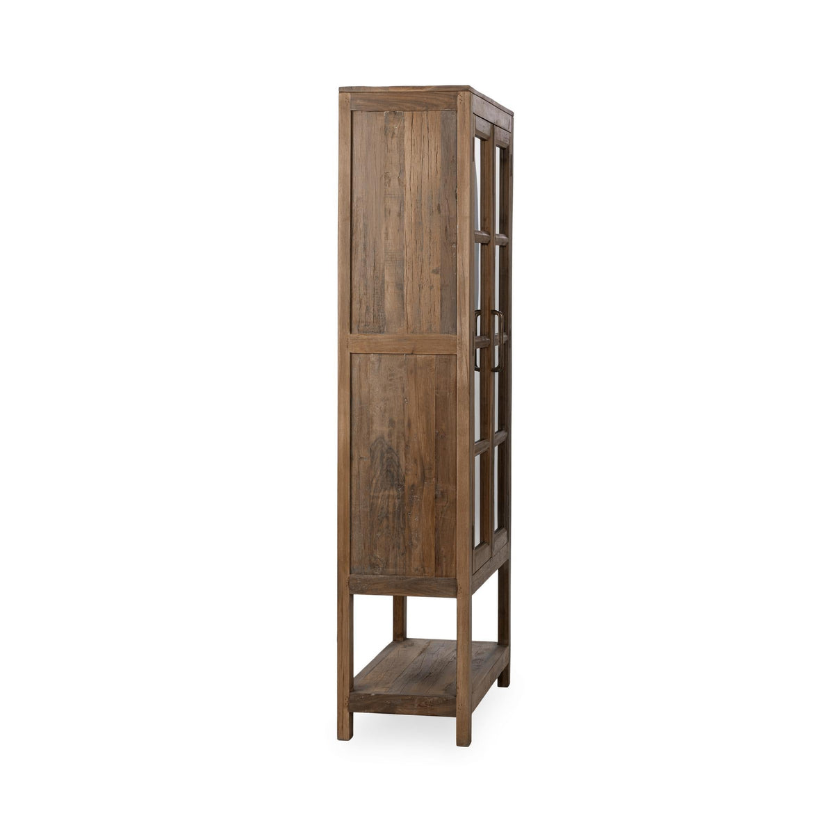 Kharga Reclaimed Wood Tall Cabinet - Natural