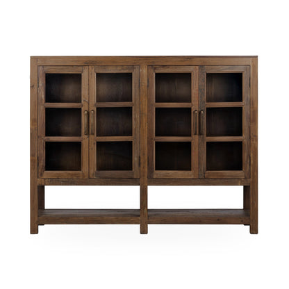 Kharga Reclaimed Wood 4Dr Cabinet - Natural