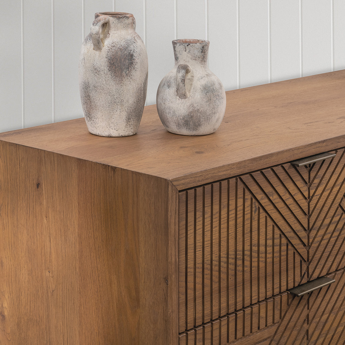 Santa Clara 6Dwr Dresser - Caramel Brown