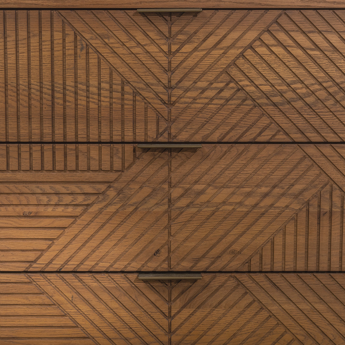 Santa Clara 6Dwr Dresser - Caramel Brown