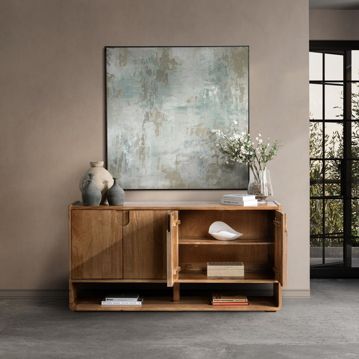 Laguna 4Dr Buffet - Natural Maple