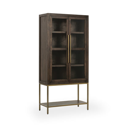Freemont Tall Cabinet - Kona Brown