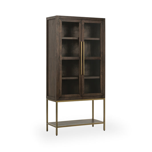 Freemont Tall Cabinet - Kona Brown